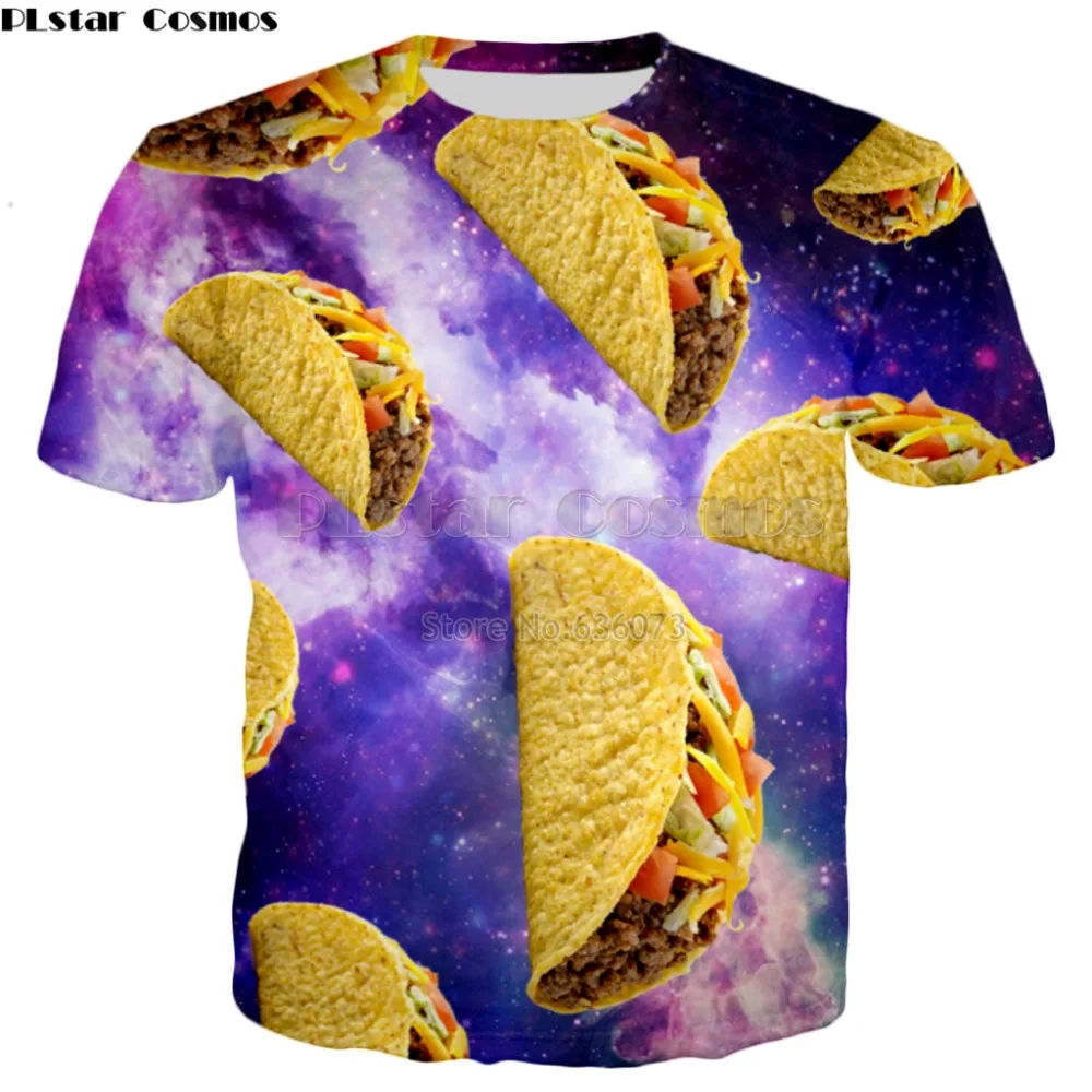 PLstar Cosmos Drop shipping 2018 summer New style Fashion T-shirt food Taco Galaxy Print 3d tshirt Men's Women's Casual t shirt
PLstar Cosmos Drop shipping 2018 summer New style Fashion T-shirt food Taco Galaxy Print 3d tshirt Men's Women's Casual t shirt