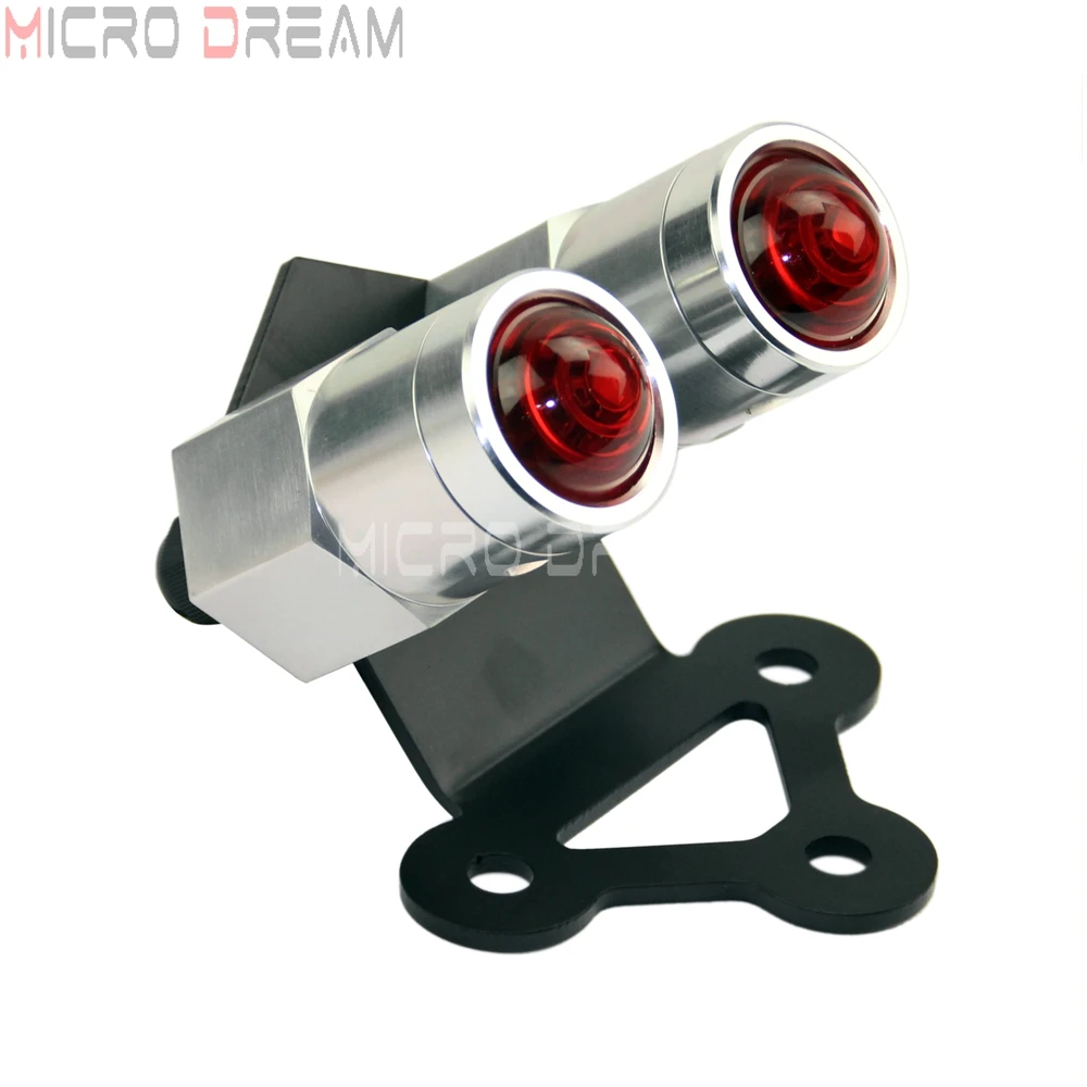CNC Motorcycle Dual Lucas Tail Light Twin Brake Stop Lamp w/ License Plate Bracket for Harley Chopper Bobber Custom Taillights
CNC Motorcycle Dual Lucas Tail Light Twin Brake Stop Lamp w/ License Plate Bracket for Harley Chopper Bobber Custom Taillights