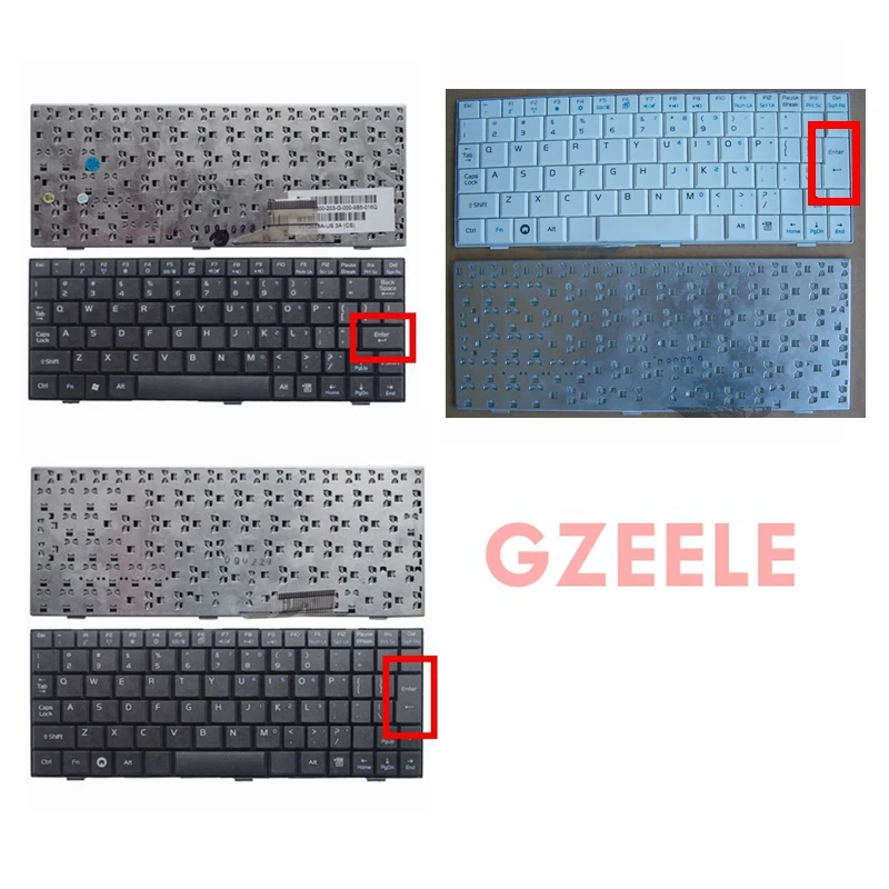 

GZEELE NEW US keyboard for ASUS EPC EeePC 700 700HA 701 701SD 900 900HD 900A 702 2G 4G 8G 8.9inch Replace laptop keyboard EPC700