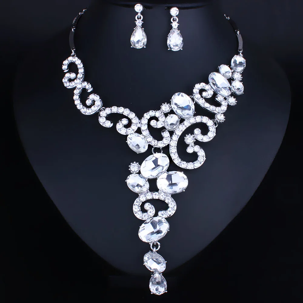 FARLENA Jewelry Fashion Phoenix feather Shape Necklace Earrings set for Bridal Luxury Full Crystal Rhinestones Jewelry sets
FARLENA Jewelry Fashion Phoenix feather Shape Necklace Earrings set for Bridal Luxury Full Crystal Rhinestones Jewelry sets