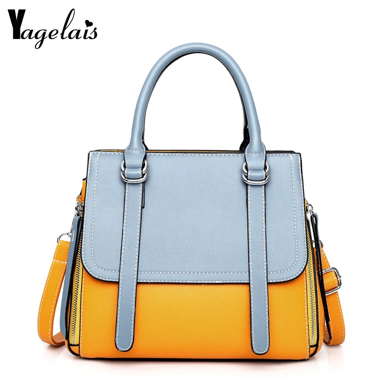 Fashion Patchwork Designer PU Leather Contrast Color Women Bags Luxury High Quality Shoulder Handbag Messenger Crossbody Bag
Fashion Patchwork Designer PU Leather Contrast Color Women Bags Luxury High Quality Shoulder Handbag Messenger Crossbody Bag