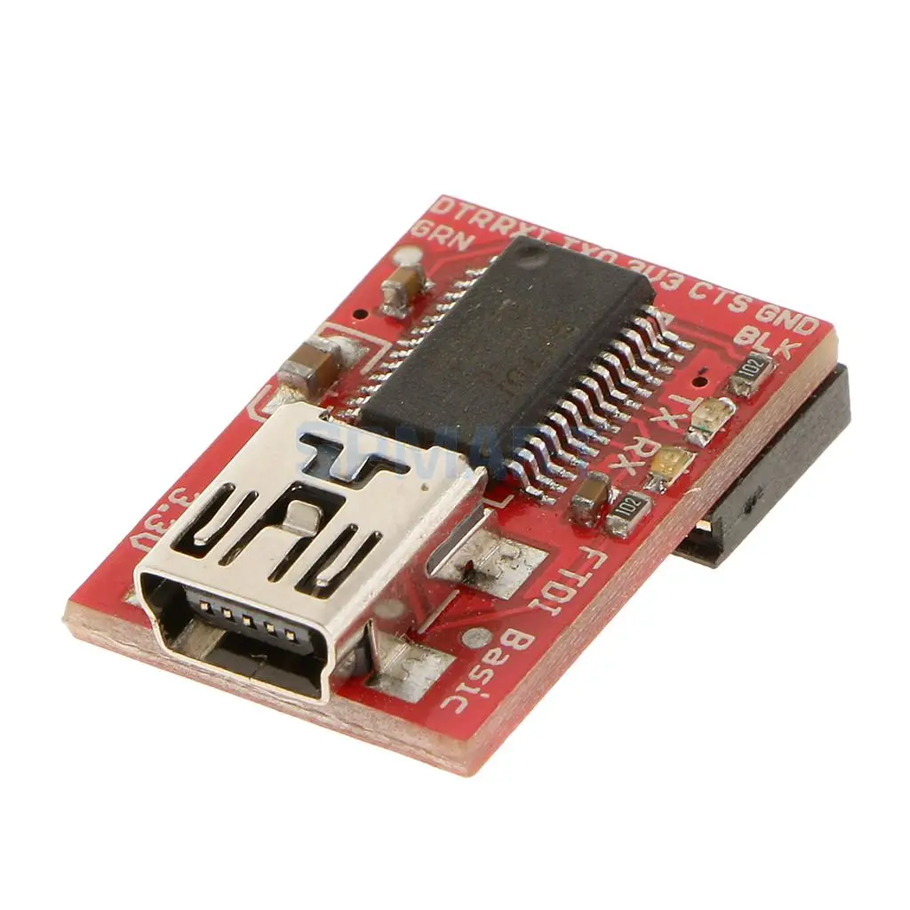 Фото MagiDeal FT232 USB к TTL Серийный адаптер модуль с поддержкой LilyPad 328 основной платы пульт