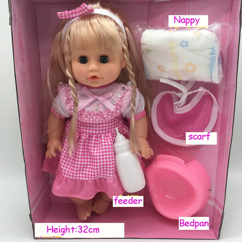 reborn Baby dolls kawaii Doll Toys for Girls gifts sound drink water pee blink eye baby bathing shower pretend play feeding doll
reborn Baby dolls kawaii Doll Toys for Girls gifts sound drink water pee blink eye baby bathing shower pretend play feeding doll