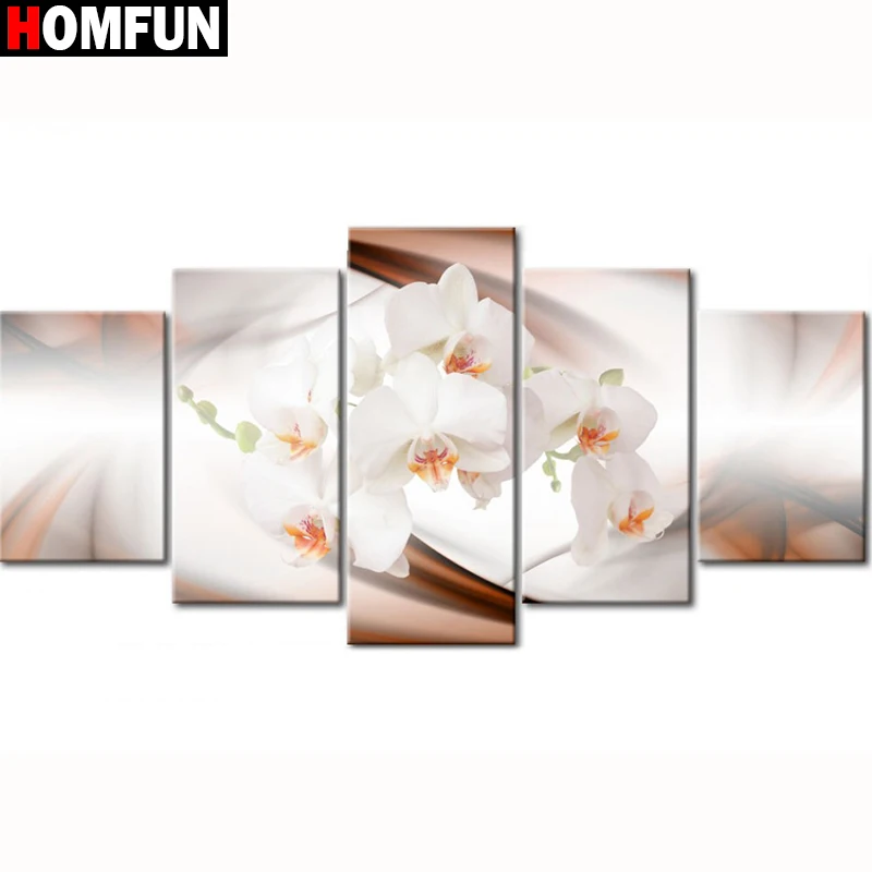 HOMFUN 5pcs Full Square/Round Drill 5D DIY Diamond Painting "Flower orchid" Multi-picture Combination Embroidery 5D Decor
HOMFUN 5pcs Full Square/Round Drill 5D DIY Diamond Painting "Flower orchid" Multi-picture Combination Embroidery 5D Decor