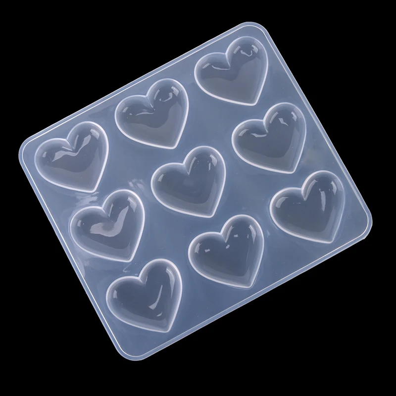 1PC UV Resin Jewelry Mold 9-even Heart Shape Silicone Cake Mold For DIY Decorate Making Pendant
1PC UV Resin Jewelry Mold 9-even Heart Shape Silicone Cake Mold For DIY Decorate Making Pendant