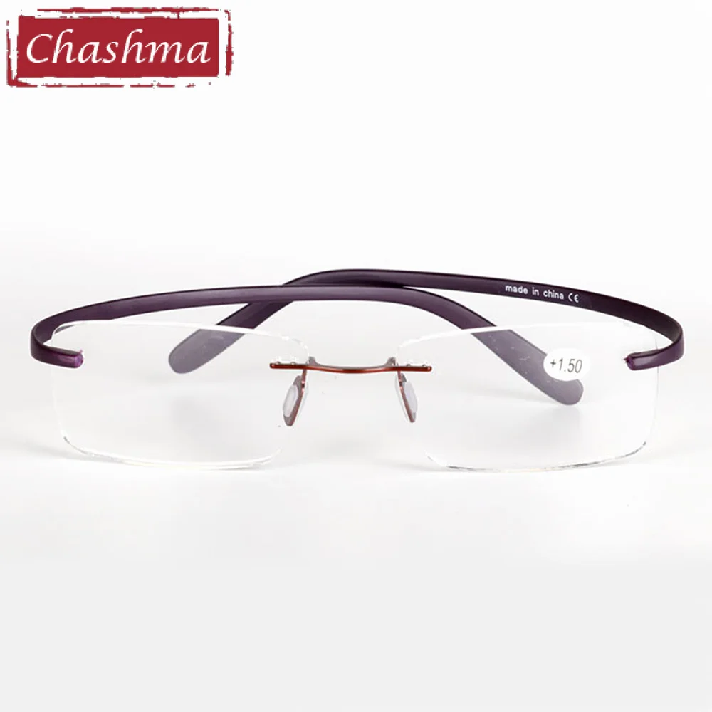 Chashma Brand Designer Rimless Optical Reading Glasses Women and Men Fashion Glasses for Read
Chashma Brand Designer Rimless Optical Reading Glasses Women and Men Fashion Glasses for Read