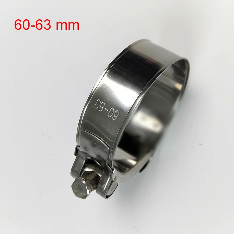 Universal 48-51mm 60-63 mm Duty Stainless Steel Motorcycle Exhaust Banjo Clamp Clip For Slip-on Type Motorcycle Muffler Silencer
Universal 48-51mm 60-63 mm Duty Stainless Steel Motorcycle Exhaust Banjo Clamp Clip For Slip-on Type Motorcycle Muffler Silencer