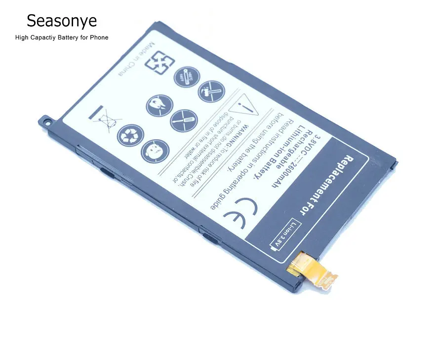 Батарея для замены телефона Seasonye 1x LIS1529ERPC 2600mAh Sony Xperia Z1 Compact mini Z1mini Z1c D5503