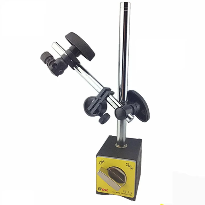 Magnetic Base Holder With Double Adjustable Pole For Dial Indicator Test Gauge PD-112 Magnetic Stand With Fine Adjustment
Magnetic Base Holder With Double Adjustable Pole For Dial Indicator Test Gauge PD-112 Magnetic Stand With Fine Adjustment