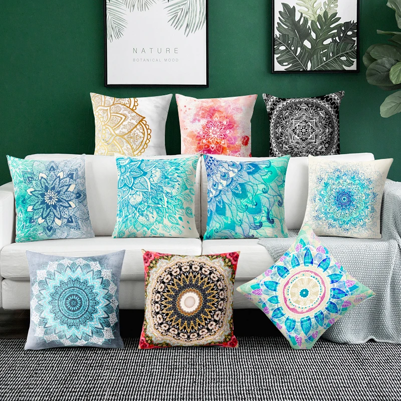 Mandala Cushion Cover Bohemian Geometric Pillow Case Polyester Home pillow covers decorative cushions home decor
Mandala Cushion Cover Bohemian Geometric Pillow Case Polyester Home pillow covers decorative cushions home decor