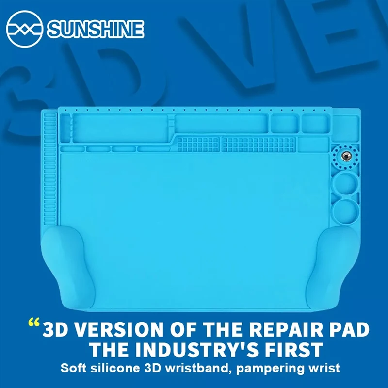 SUNSHINE 3D Insulation repair work mat Pad with high temperature resistant for BGA Soldering Repair Station
SUNSHINE 3D Insulation repair work mat Pad with high temperature resistant for BGA Soldering Repair Station