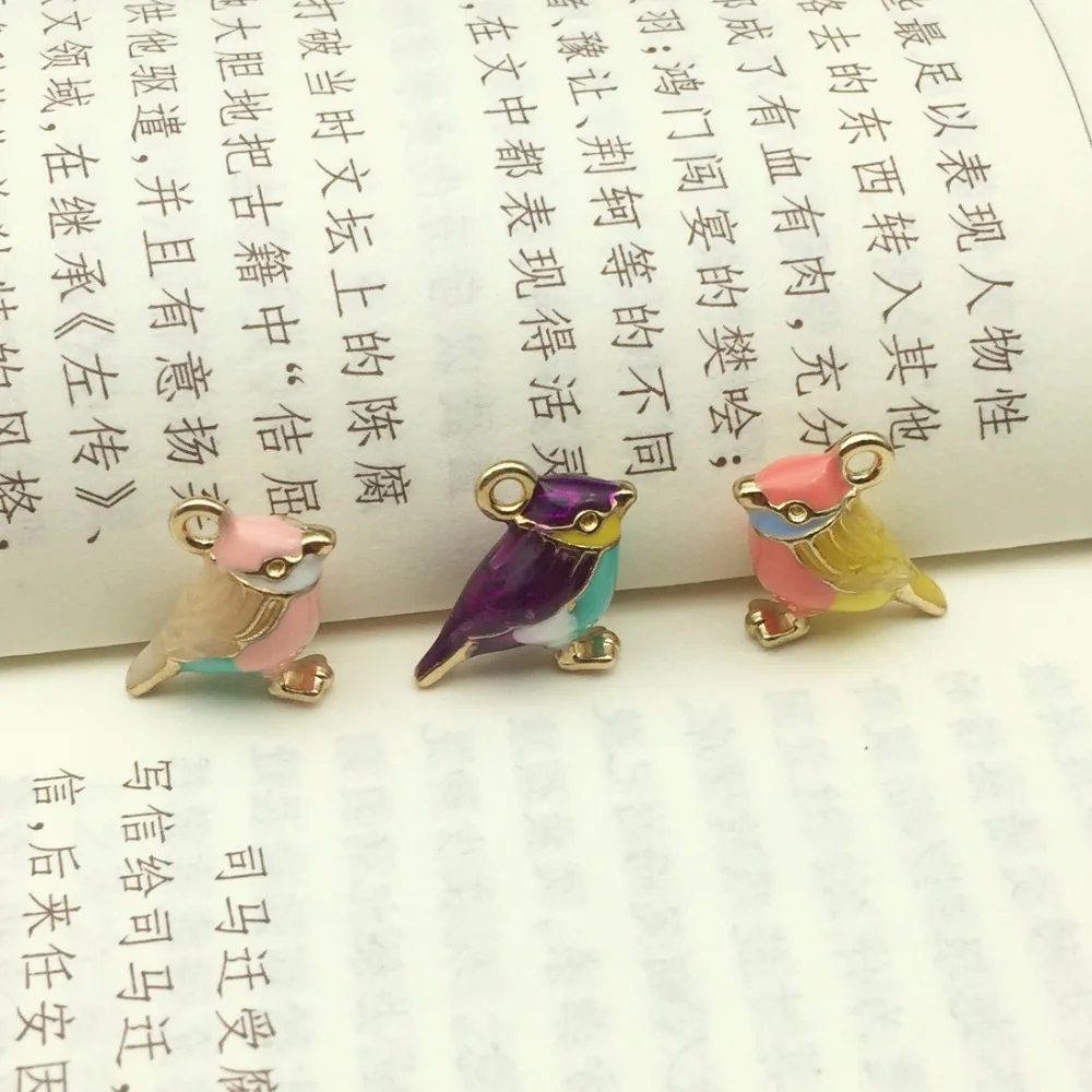 10pcs Enamel Bird Charm for Jewelry Making Materials Animal Pendant Accessories Earring Charms Diy Craft Supplies Metal Findings
10pcs Enamel Bird Charm for Jewelry Making Materials Animal Pendant Accessories Earring Charms Diy Craft Supplies Metal Findings