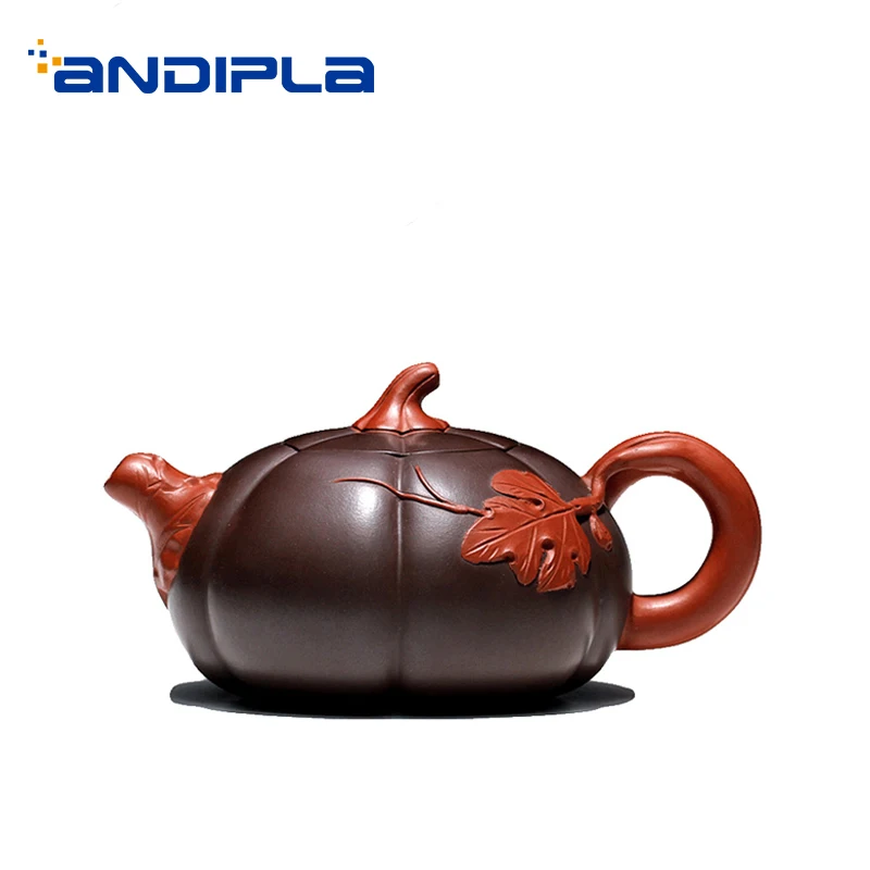 230ml Yixing Purple Clay Teapot 9 Holes Natural Zisha Pumpkin Pot Chinese Kung Fu Tea Set Drinkware Teaware Decoration As Gifts
230ml Yixing Purple Clay Teapot 9 Holes Natural Zisha Pumpkin Pot Chinese Kung Fu Tea Set Drinkware Teaware Decoration As Gifts