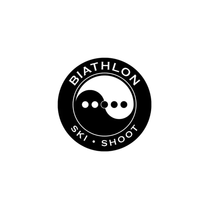 17 8 см * Biathlon Ski Shoot Yin Yang виниловый интересный стикер для автомобиля мотоцикла