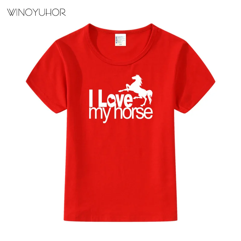 Детская футболка с принтом «I Love My Horse», футболка с коротким рукавом и забавными животными для мальчиков и девочек, детская одежда для малыше...
Детская футболка с принтом «I Love My Horse», футболка с коротким рукавом и забавными животными для мальчиков и девочек, детская одежда для малыше...