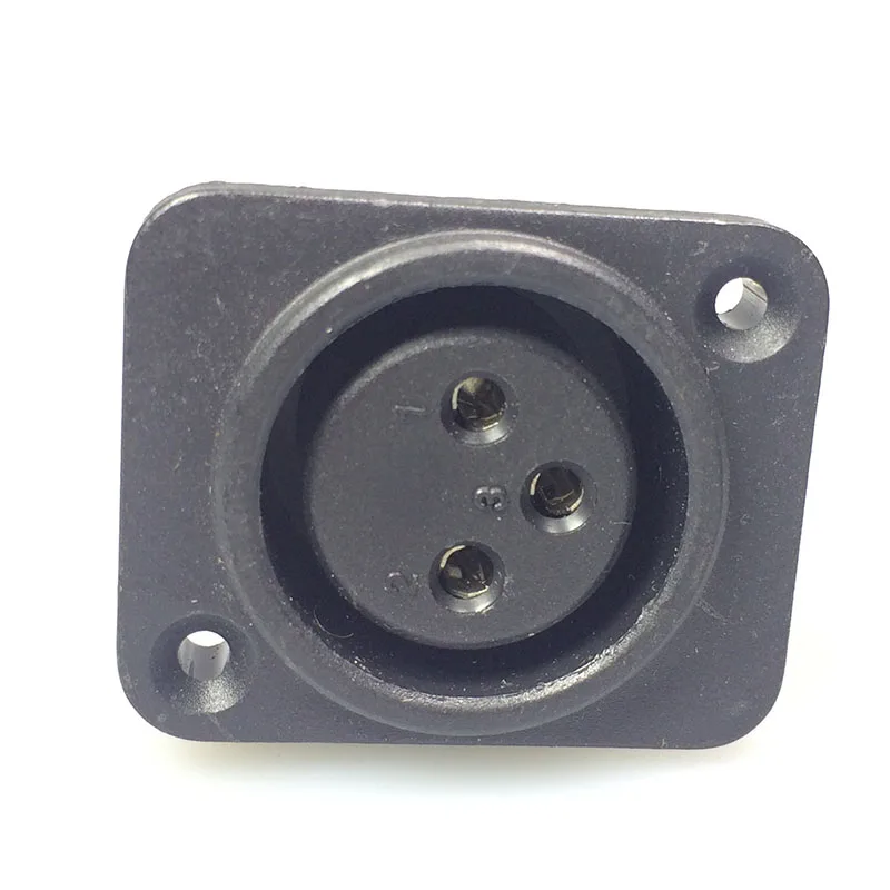 100 шт./лот Rigtht угол 3 Pin XLR разъем в розетку 3-конт. мужские и женские панели шасси для
