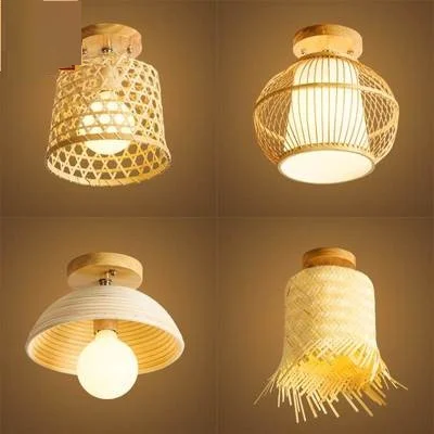 New Chinese style retro pastoral corridor clubhouse porch Japanese rattan bamboo art ceiling lamps
New Chinese style retro pastoral corridor clubhouse porch Japanese rattan bamboo art ceiling lamps