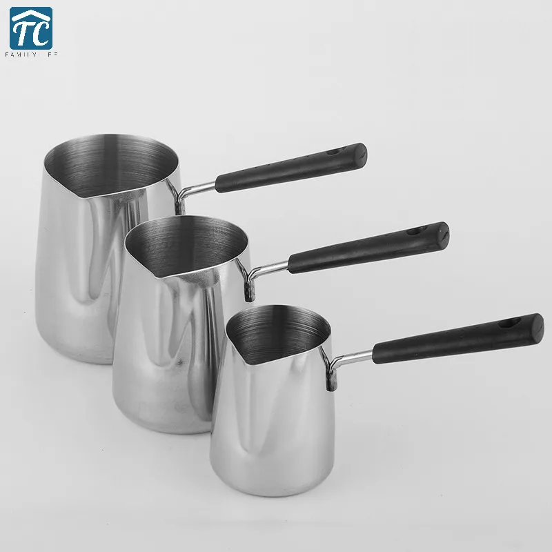 304 Stainless Steel Coffee Cup Long Handle Thick Pot Milk Tip Mouth Frothing Tool Jug Cream Creamer Latte Art Kitchen Cylinder
304 Stainless Steel Coffee Cup Long Handle Thick Pot Milk Tip Mouth Frothing Tool Jug Cream Creamer Latte Art Kitchen Cylinder