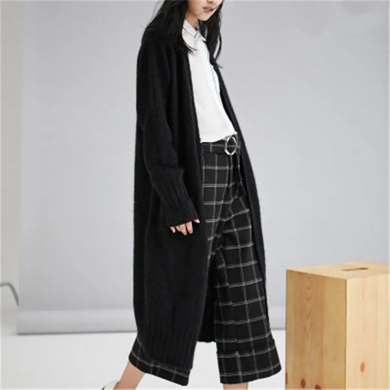 100% hand made wool knit women streetwear loose Vneck long H-straight cardigan sweater one&over size
100% hand made wool knit women streetwear loose Vneck long H-straight cardigan sweater one&over size