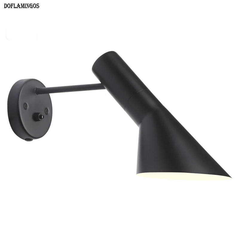 Nordic minimalist Black White wall lamp E14 led wall lamp elegant retro LOFT industrial with switch wall light
Nordic minimalist Black White wall lamp E14 led wall lamp elegant retro LOFT industrial with switch wall light