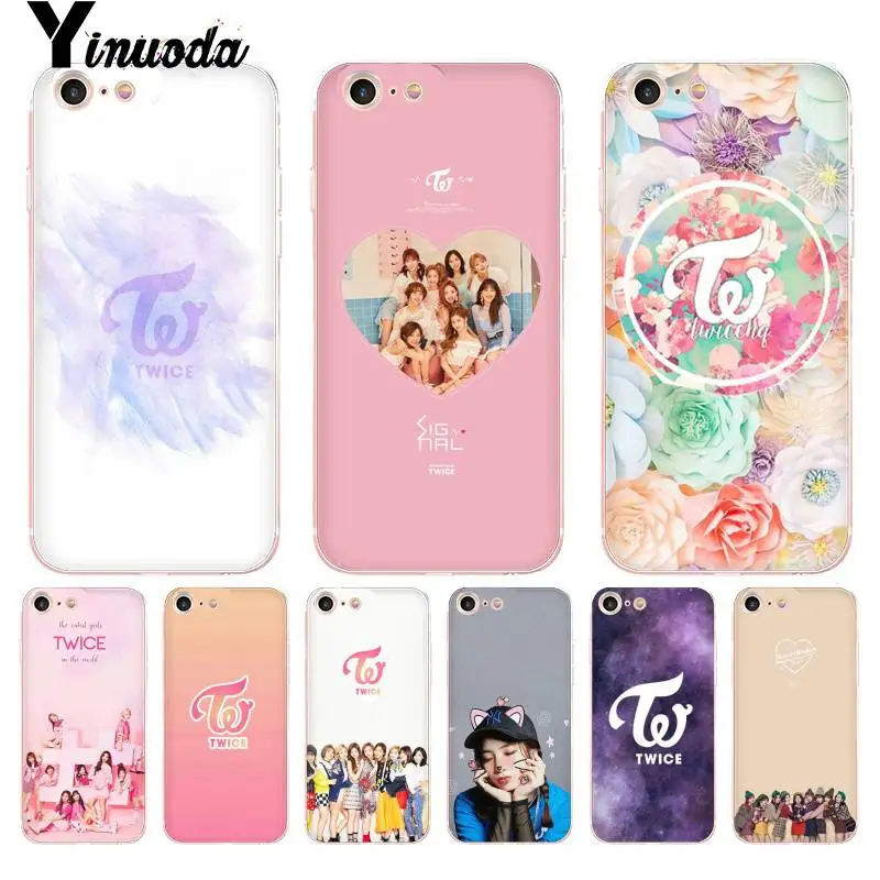 Yinuoda для iphone 7 6 X чехол с двумя минами Momo Kpop специальный роскошный Вертикальный