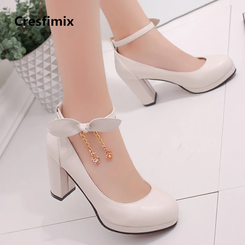 Cresfimix women fashion pu leather party high heel pumps lady sexy wedding crystal high heel shoes female comfortable shoes a731
Cresfimix women fashion pu leather party high heel pumps lady sexy wedding crystal high heel shoes female comfortable shoes a731