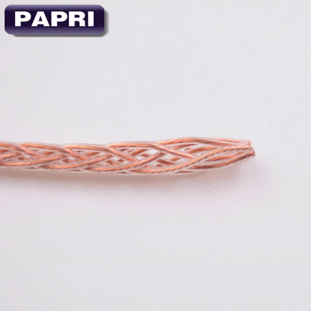 PAPRI 8 Cores Trenzado PTFE OCC Copper Cable For DIY HIFI Audio Headphone Earphone Headsets Wire 19 Strands x 0.12mm Cables
PAPRI 8 Cores Trenzado PTFE OCC Copper Cable For DIY HIFI Audio Headphone Earphone Headsets Wire 19 Strands x 0.12mm Cables