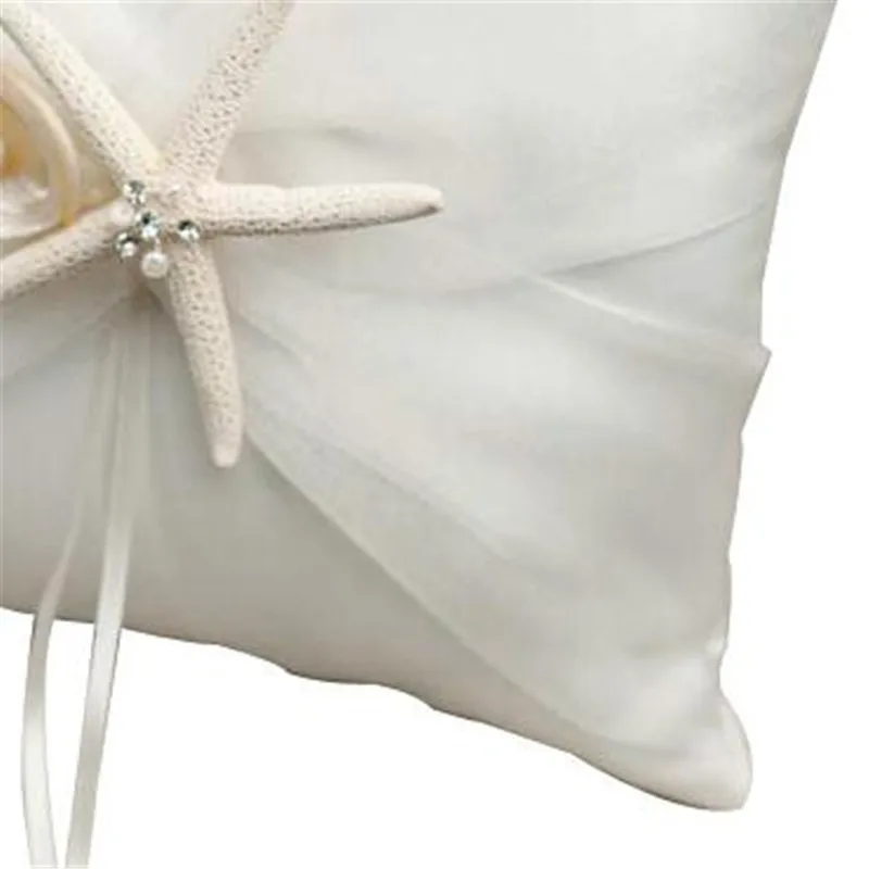 2018 Hot Sale Starfish Silks and Satins Romantic Ring Pillow Bridal Wedding Ceremony Pocket with Ribbons Decoration
2018 Hot Sale Starfish Silks and Satins Romantic Ring Pillow Bridal Wedding Ceremony Pocket with Ribbons Decoration