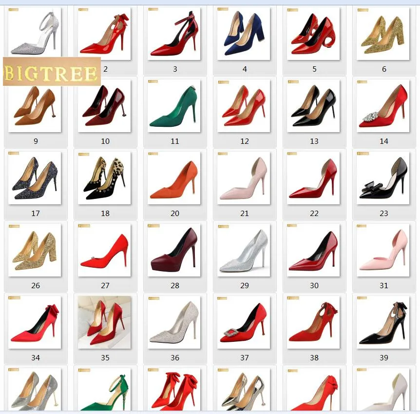 103 style BIGTREE women pumps 618 color 9.5CM 10CM 10.5CM wedding PU leather Thin high heel Pointed Toe women's shoes
103 style BIGTREE women pumps 618 color 9.5CM 10CM 10.5CM wedding PU leather Thin high heel Pointed Toe women's shoes