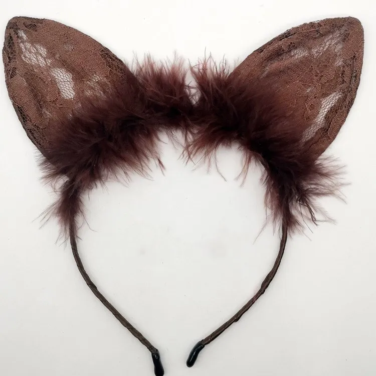 1PCS Fashion Sweet lace feather rabbit ears headband cosplay cat ears headwear ladies bunny girl sexy headband
1PCS Fashion Sweet lace feather rabbit ears headband cosplay cat ears headwear ladies bunny girl sexy headband