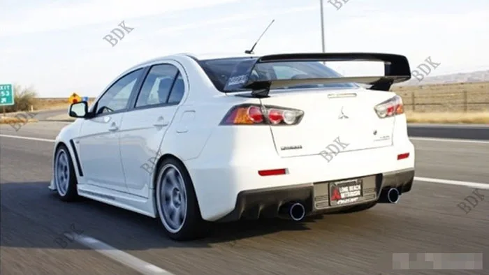 Fit for Mitsubishi EVO10 VOLTEX carbon fiber rear spoiler rear wing