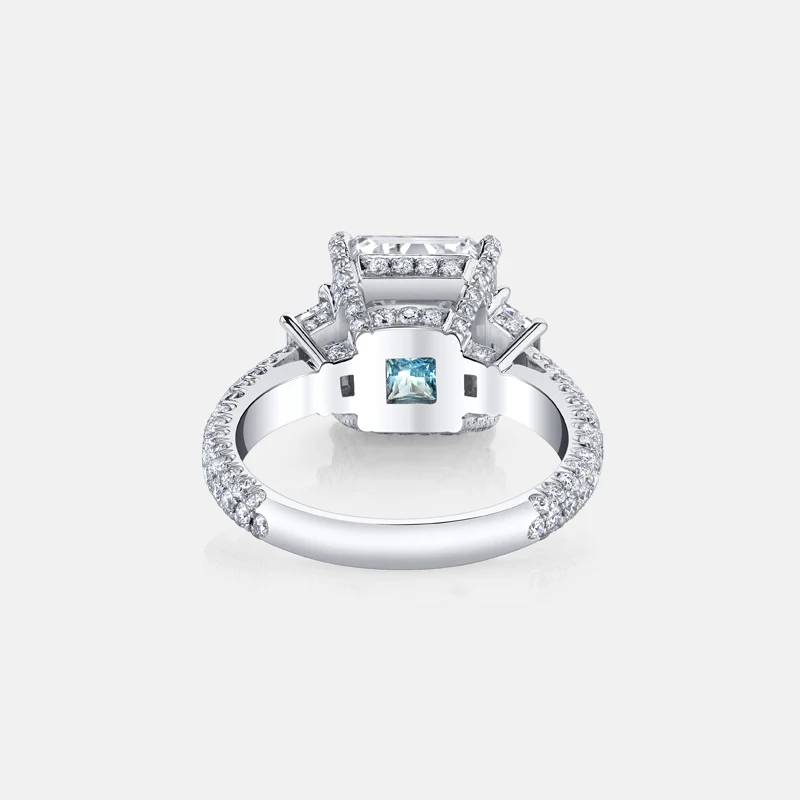 QYI 4 Ct Emerald Cut Sona Diamond Engagement Rings 925 Sterling Silver Ring For Women Wedding Promise Ring Bridal Jewelry
QYI 4 Ct Emerald Cut Sona Diamond Engagement Rings 925 Sterling Silver Ring For Women Wedding Promise Ring Bridal Jewelry