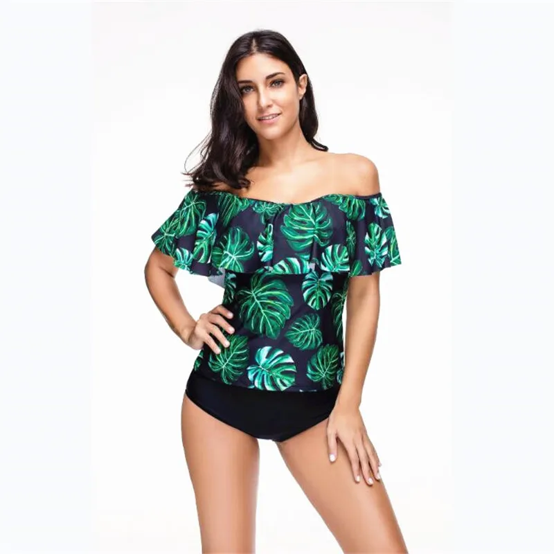 Ruffle Off Shoulder Two Piece Swimsuit 2019 Plus Size Tankini Sets Swim Suit Vintage Beach Wear Bathing Suits Female Monokini
Ruffle Off Shoulder Two Piece Swimsuit 2019 Plus Size Tankini Sets Swim Suit Vintage Beach Wear Bathing Suits Female Monokini
