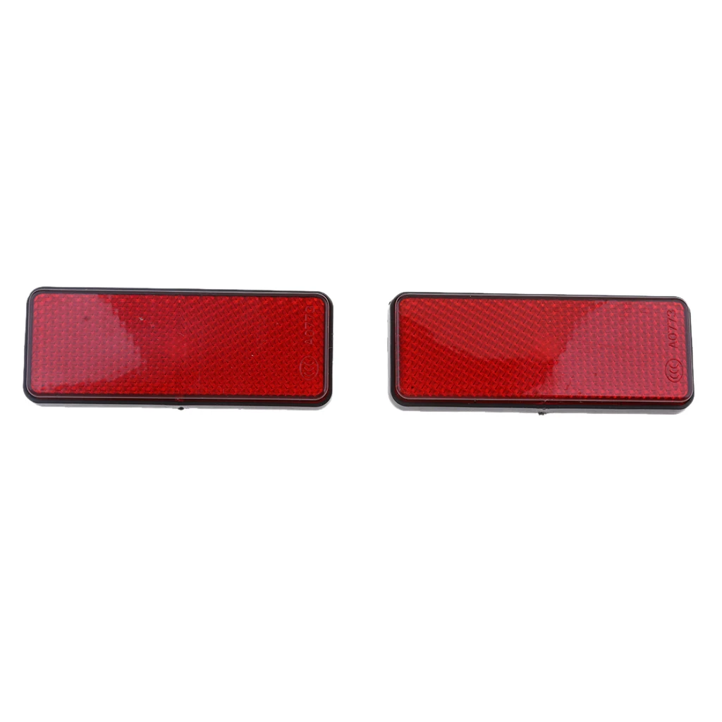 Rectangle Reflectors Red Motorcycle ATV Dirt Bike Motor Scooter Left And Right Decorative Panels Durable
Rectangle Reflectors Red Motorcycle ATV Dirt Bike Motor Scooter Left And Right Decorative Panels Durable