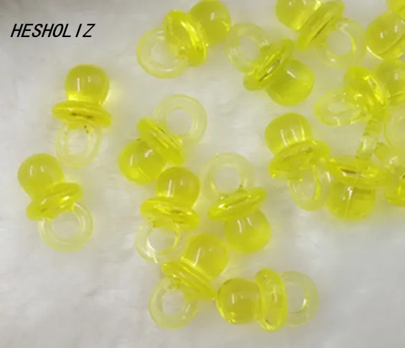 New Mini Yellow Acrylic Baby Pacifiers to Decorate Baby Shower Favors - 100 Pieces
New Mini Yellow Acrylic Baby Pacifiers to Decorate Baby Shower Favors - 100 Pieces