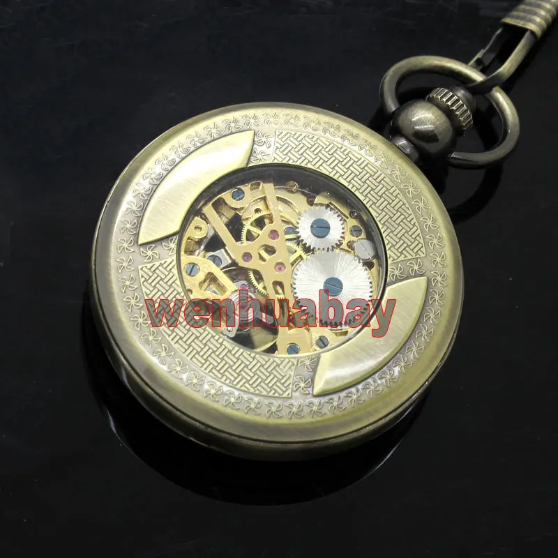 Classical Bronze Openwork Pendant Necklace Luminous Mechanical FOB Pocket Watch Hour Gift P250 DE
Classical Bronze Openwork Pendant Necklace Luminous Mechanical FOB Pocket Watch Hour Gift P250 DE
