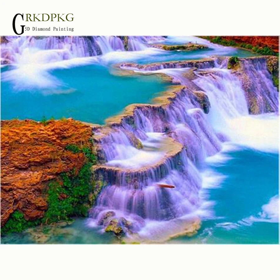 5D Diy Full Diamond Painting waterfall Pictures Cross Stitch kits Diamond Embroidery Crystals round Diamond Mosaic Landscape ima
5D Diy Full Diamond Painting waterfall Pictures Cross Stitch kits Diamond Embroidery Crystals round Diamond Mosaic Landscape ima