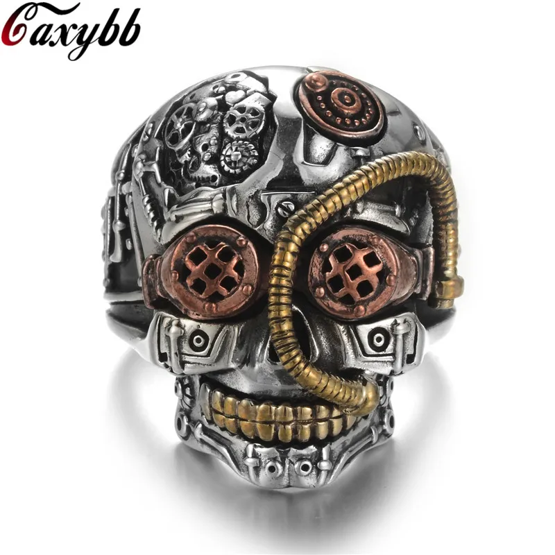 Stainless Steel men's Gothic Carving Skull Ring with 3 Colors personality biker Jewelry For man
Stainless Steel men's Gothic Carving Skull Ring with 3 Colors personality biker Jewelry For man