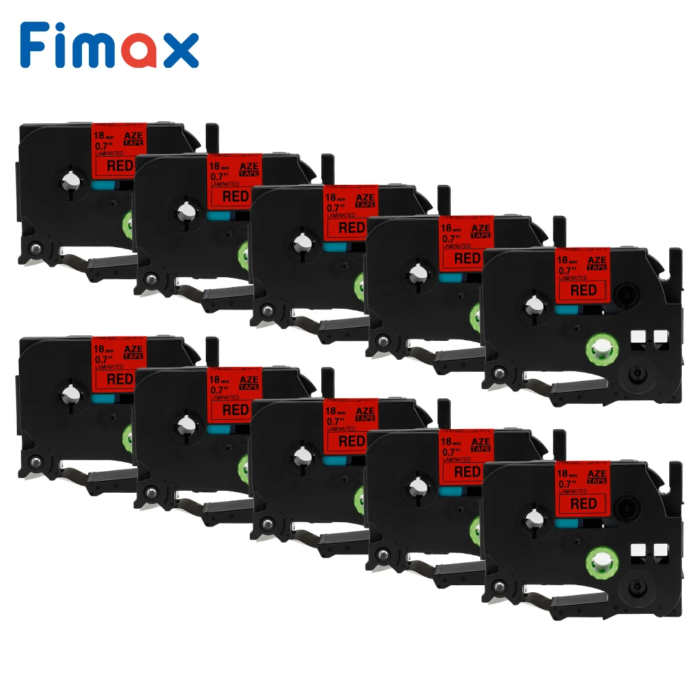 Fimax 10 упаковок TZe441 Совместимость для Brother P-touch Label Tape TZe-441 TZ-441 18 мм черный на красном для Brother P-touch Tze Label
Fimax 10 упаковок TZe441 Совместимость для Brother P-touch Label Tape TZe-441 TZ-441 18 мм черный на красном для Brother P-touch Tze Label