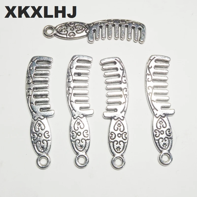 XKXLHJ 10pcs Charms comb 34*8mm Tibetan Silver Plated Pendants Antique Jewelry Making DIY Handmade Craft
XKXLHJ 10pcs Charms comb 34*8mm Tibetan Silver Plated Pendants Antique Jewelry Making DIY Handmade Craft