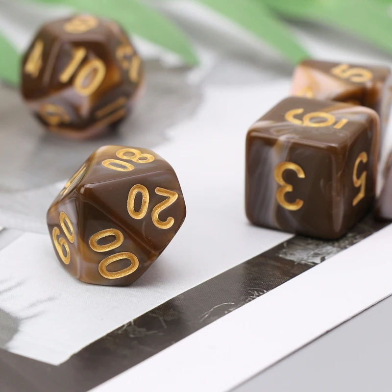 7pcs/set Sided Dice D4 D6 D8 D10 D12 D20 For Dungeons&Dragon D&D RPG Poly Game Accessories
7pcs/set Sided Dice D4 D6 D8 D10 D12 D20 For Dungeons&Dragon D&D RPG Poly Game Accessories