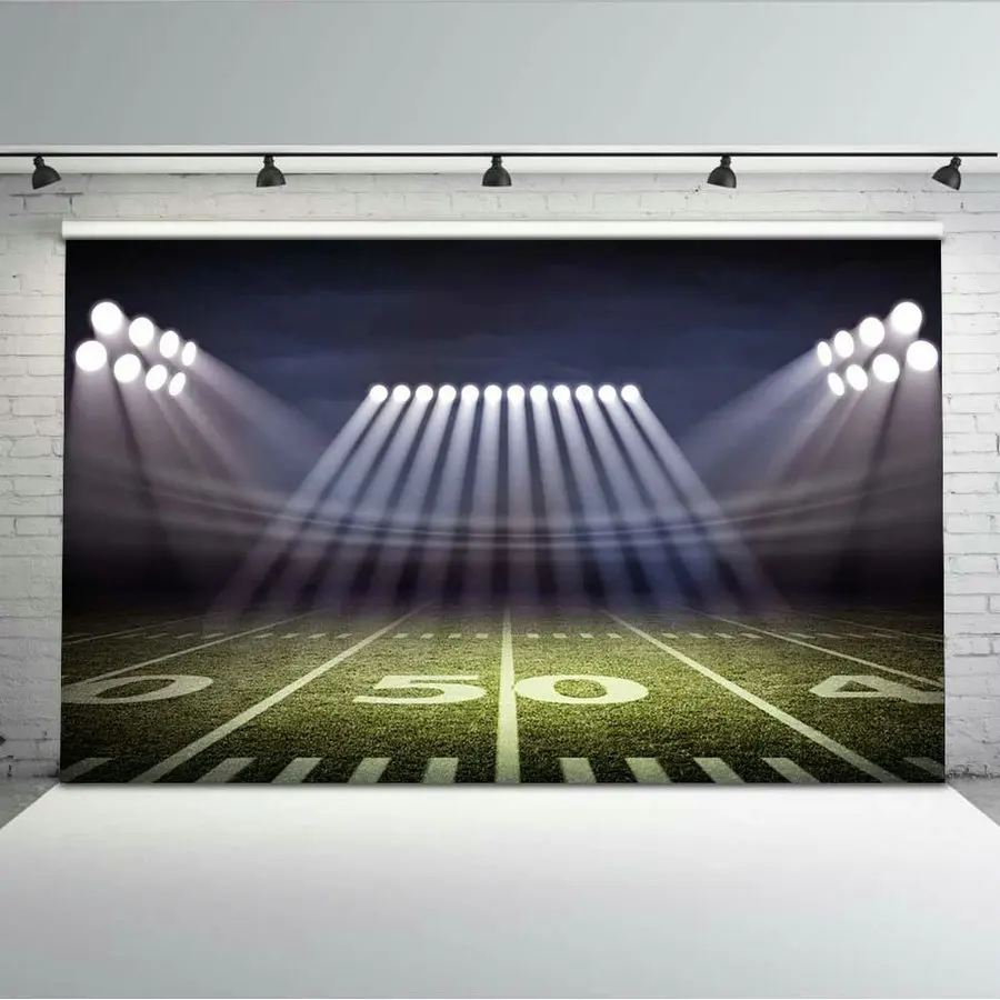 Light Sports Football Themed Soccer Stadium backdrop Vinyl cloth High quality Computer print party Backgrounds
Light Sports Football Themed Soccer Stadium backdrop Vinyl cloth High quality Computer print party Backgrounds