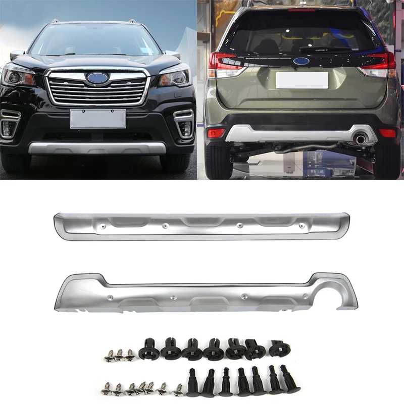 Внешние аксессуары для Subaru Forester 2019 2020 из нержавеющей стали передний задний