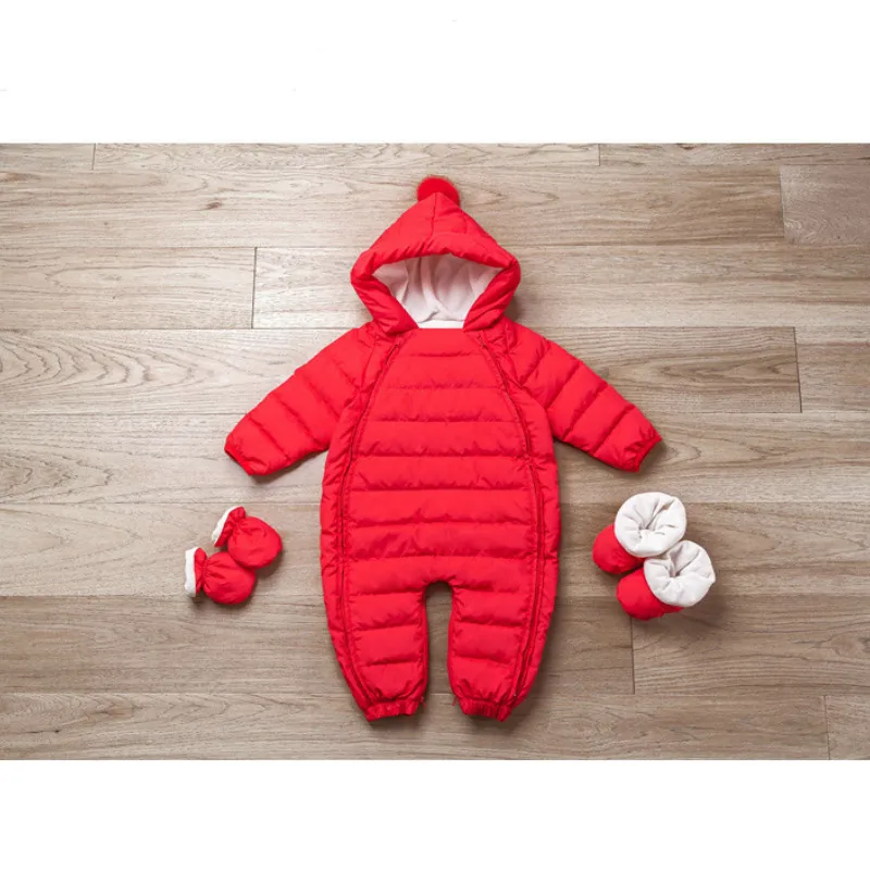 High Quality Babyrompers Winter Thick Warm Baby Girrls Clothing Long Slleeve Hood Jumpsuit Babay 90% Duck Down Jackets for-25
High Quality Babyrompers Winter Thick Warm Baby Girrls Clothing Long Slleeve Hood Jumpsuit Babay 90% Duck Down Jackets for-25