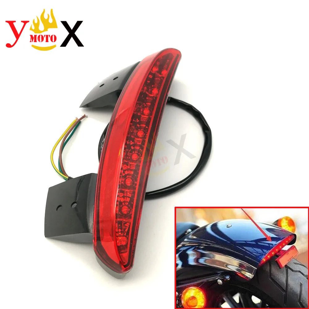 Motorcycle Red Len Tail light Brake Lamp Stop Indicator Rear Fender Light For Harley Street Bob Sportster XL 1200 883 48 Softail
Motorcycle Red Len Tail light Brake Lamp Stop Indicator Rear Fender Light For Harley Street Bob Sportster XL 1200 883 48 Softail