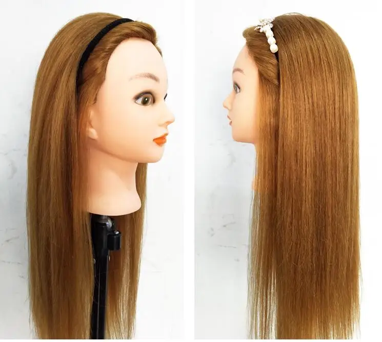 24'' 100% Real Human Hair Hairdressing Training Head For Hairstyles Hairdresser Dummy Doll Hair Curling Practice Mannequin Heads
24'' 100% Real Human Hair Hairdressing Training Head For Hairstyles Hairdresser Dummy Doll Hair Curling Practice Mannequin Heads