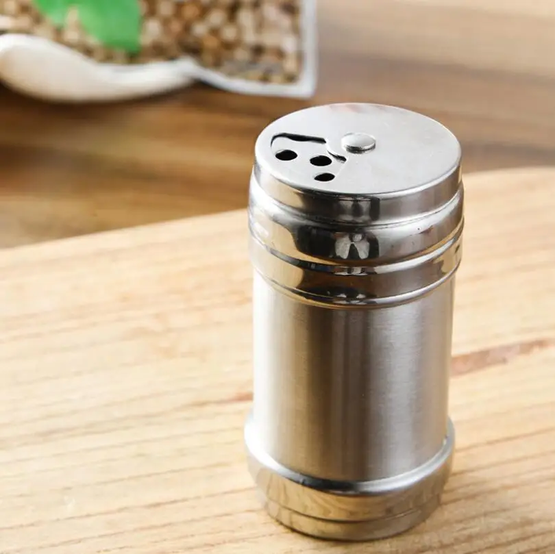 Stainless Steel Spice Shaker Pepper Salt Bottles Condiment Seasoning Container Kitchen Tool LX2218
Stainless Steel Spice Shaker Pepper Salt Bottles Condiment Seasoning Container Kitchen Tool LX2218
