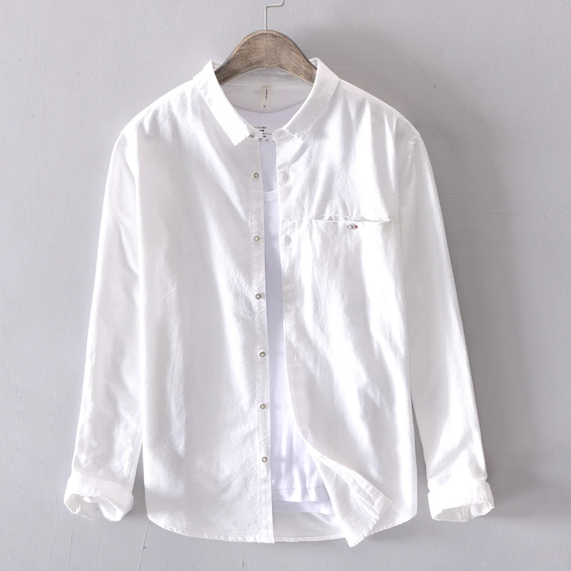 New arrival men's casual cotton shirt long sleeve solid shirt men fashion white spring shirts male brand tops chemise
New arrival men's casual cotton shirt long sleeve solid shirt men fashion white spring shirts male brand tops chemise