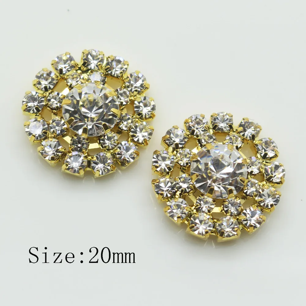 2017 Present Hot 50PC Gold 20 mm Round Rock Crystal Buttons Tapes Accessories Wedding Jewelry Diy Buckles Diamante Cryustal
2017 Present Hot 50PC Gold 20 mm Round Rock Crystal Buttons Tapes Accessories Wedding Jewelry Diy Buckles Diamante Cryustal