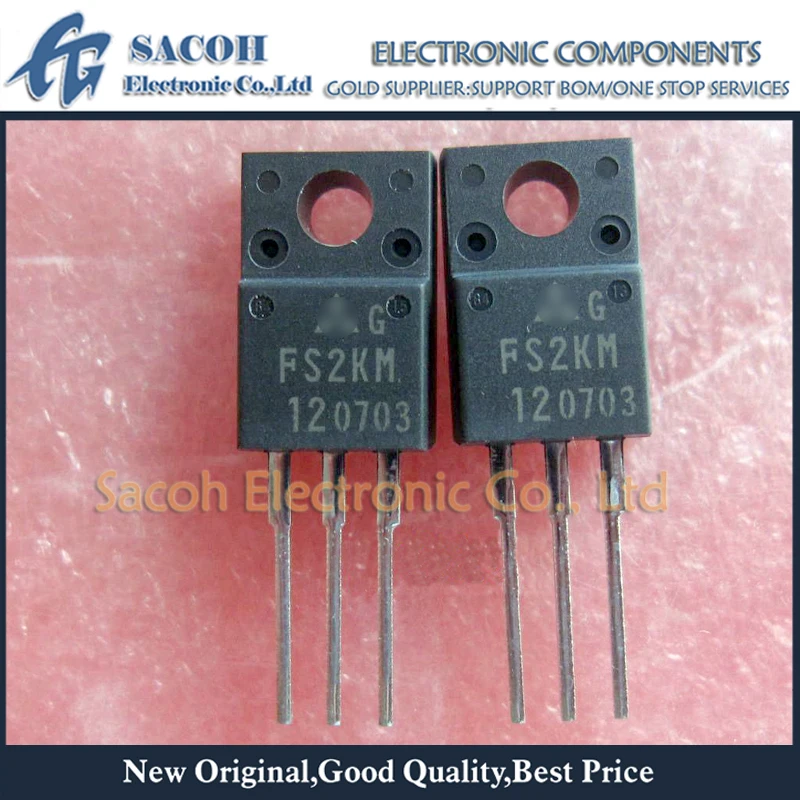 New Original 10Pcs FS2KM-12 FS2KM-16 FS2KM-18 TO-220F 2A 600V Power MOS Transistors
New Original 10Pcs FS2KM-12 FS2KM-16 FS2KM-18 TO-220F 2A 600V Power MOS Transistors